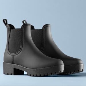 NEW! Jeffrey Campbell Cloudy Waterproof Chelsea Rain Boot - Size 6
